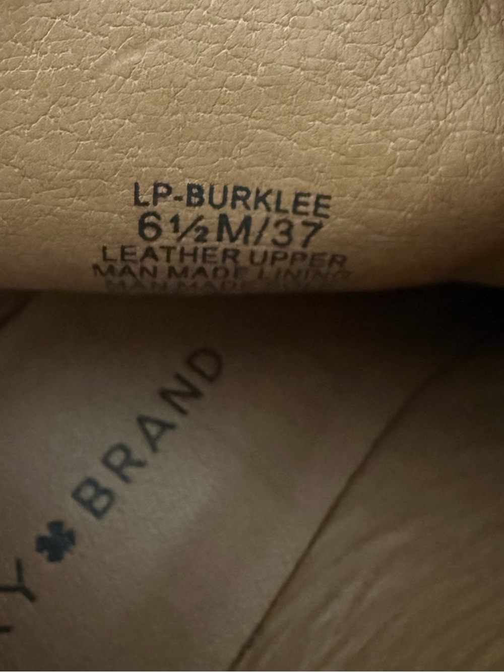 Lucky Brand LP Burklee Brown Leather Ankle Booties - Picture 6 of 8